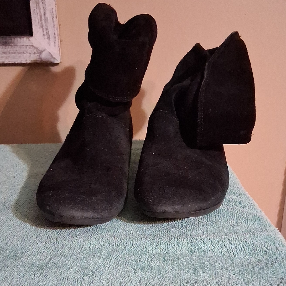 Gianni Bini Midnight Black Ankle Boots
